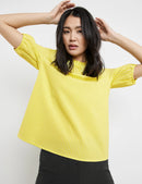 A Glimpse Of Sunshine Blouse - Vibrant Lime