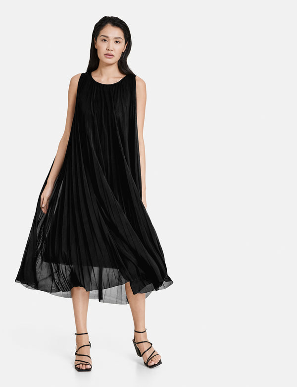 Modern Dress Up Jersey Dress - Black