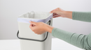 16-litre Sort & Go Waste Bin - Light Grey