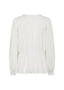 Cemre V-Neck Blouse - Offwhite