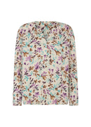 Felicity Aop Blouse - Violet Mist