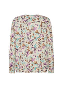 Felicity Aop Blouse - Violet Mist