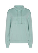 Banu High Neck Sweater - Green Haze