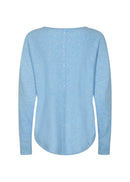 Dollie Crew Neck Pullover - Powder Blue