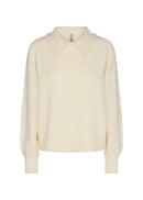 Nessie Collar Jumper - Cream