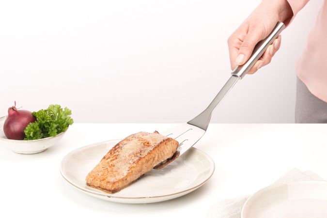 Profile Spatula Large Matt Steel