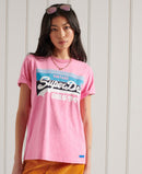 Vintage Logol Cali Tee 180 - Adriatic Blue