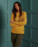 Classic Applique Crew - Gold