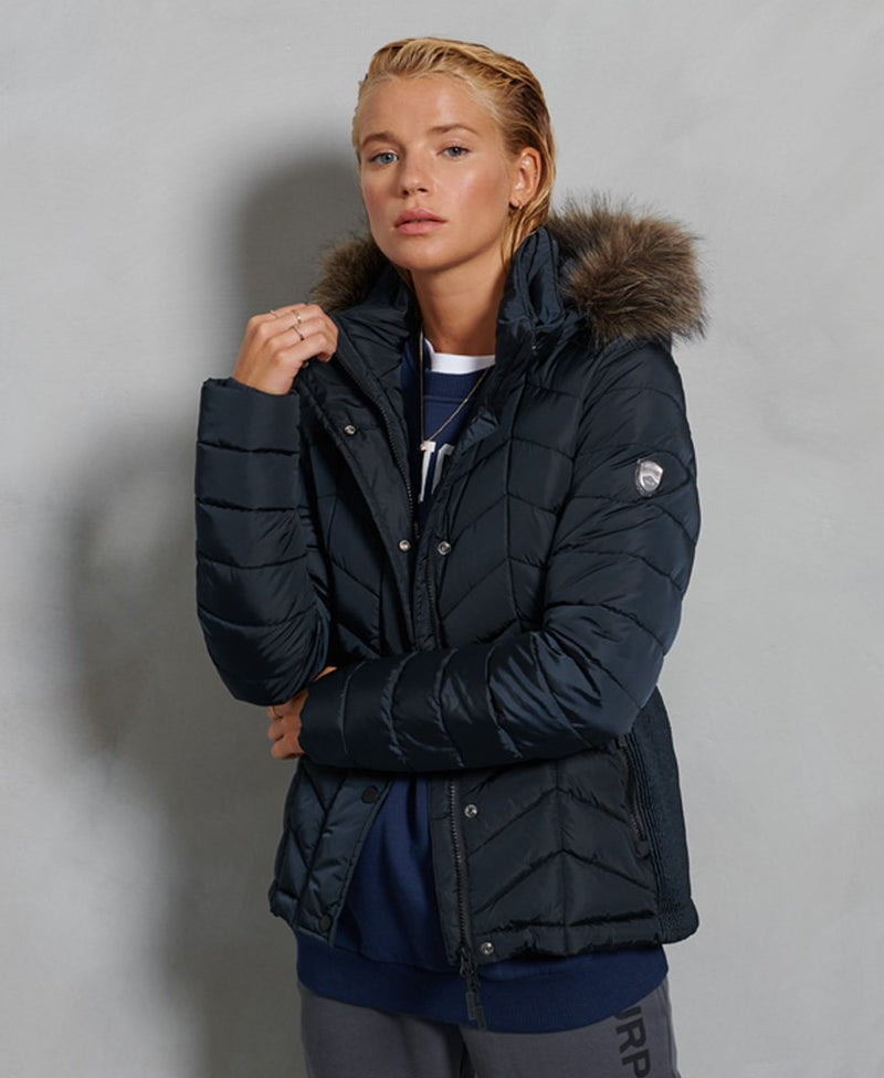 Luxe Fuji Padded Jacket - Eclipse Navy