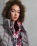 Luxe Fuji Padded Jacket - Silver