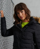 Superdry Classic Faux Fur Fuji Jacket - High Risk Red