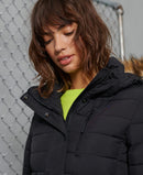 Superdry Classic Faux Fur Fuji Jacket - High Risk Red