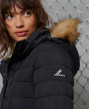 Superdry Classic Faux Fur Fuji Jacket - High Risk Red