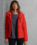 Superdry Classic Faux Fur Fuji Jacket - High Risk Red