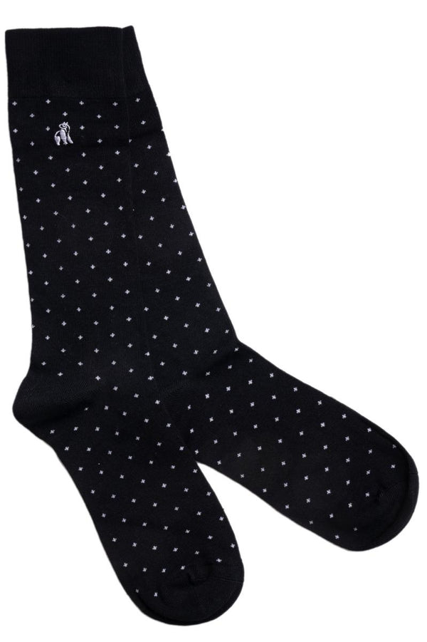 Spotted Sock - Black