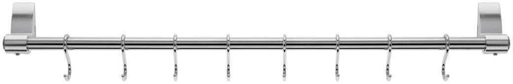 Premium 60cm Stainless Steel Hanging Rack and Eight Hooks