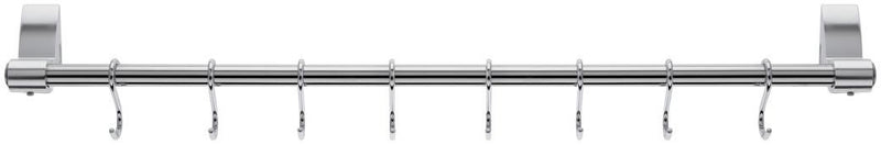 Stellar Premium 60cm Stainless Steel Hanging Rack and Eight Hooks