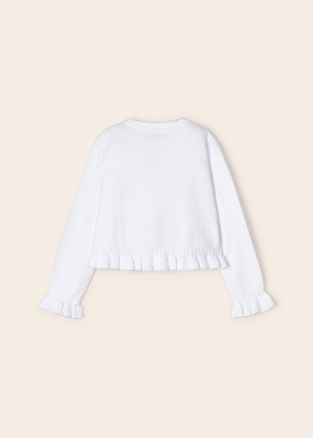 Knit Cardigan - White