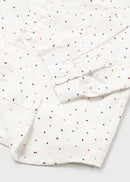 Long Sleeve Stamp T-Shirt - Grapefruit