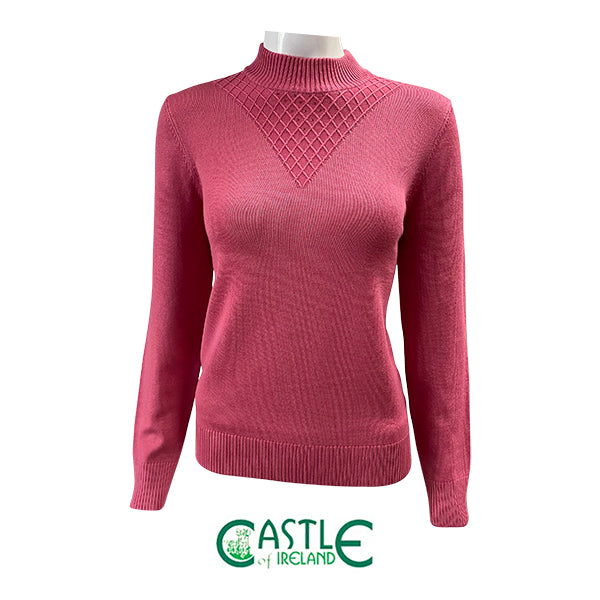 Turtle Neck Jumper - Pink