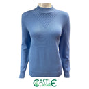 Turtle Neck Jumper - Lagoon