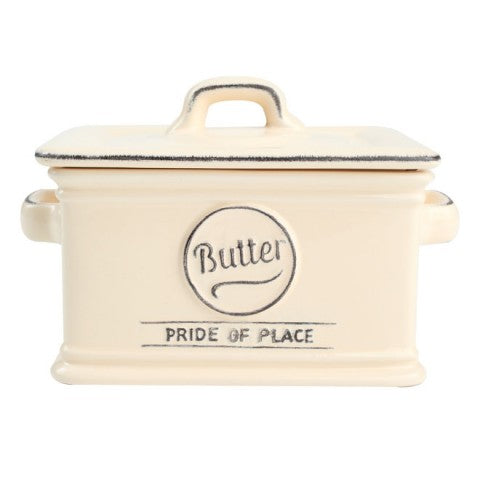 T&G Pride of Place Butter Dish Old Cream