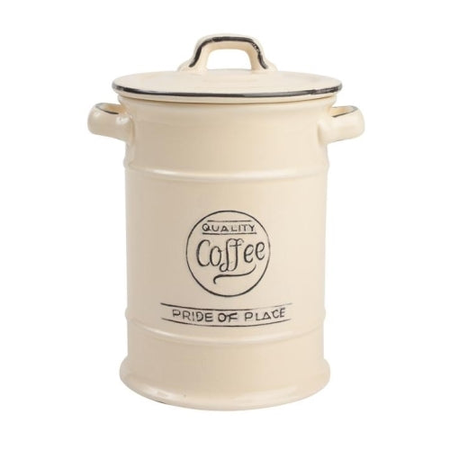 T&G Pride of Place Coffee Jar Old Cream