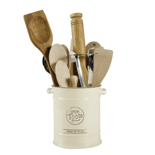 T&G Pride of Place Large Cooking Tools Jar Old Cream