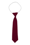 Plain Elastic Tie - Wine