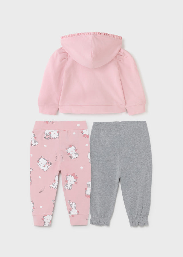 2 Trousers Tracksuit - Rose
