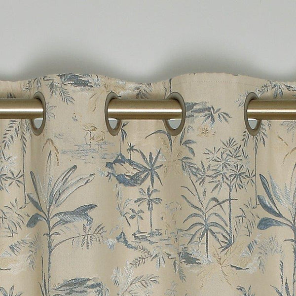 Tropic Readymade Eyelet Curtains - Beige