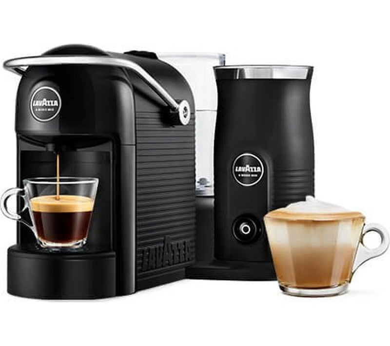 Jolie Plus Coffee Machine Black with Integrated Milk Frother