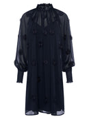 Aziza Lace Dress - Utility Blue