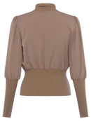 Krista High Neck Jumper - Camel