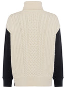 Soraya Cable High Neck Knit - Classic Cream
