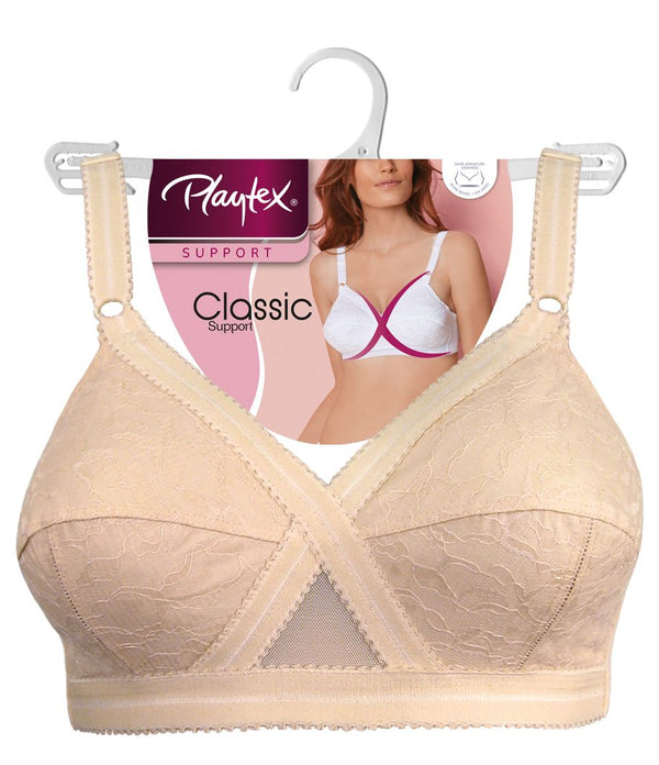 Cross Your Heart Non Wire Bra - Peach Skin