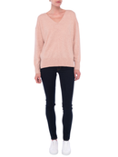 Ebba Vhari V-Neck Jumper - Lotus Flower