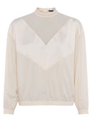 Erla Mix Chevron Top - Classic Cream