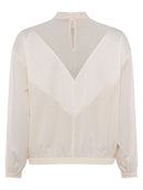 Erla Mix Chevron Top - Classic Cream
