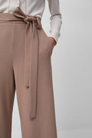 Whisper Belted Culotte - Mocha Mousse
