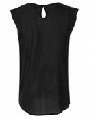 Polly Plains Capped Tee - Black