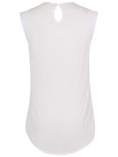 Polly Plains Capped Tee - Daisy White