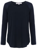 Polly Plains Long Sleeve Tee - Utility Blue