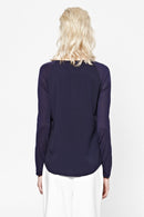 Polly Plains Long Sleeve Tee - Utility Blue