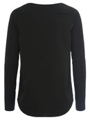 Polly Plains Long Sleeve Tee - Black
