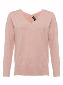 Ebba Vhari V-Neck Jumper - Lotus Flower