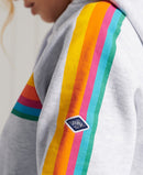 Vintage Logo Cali Raglan Hoodie - Ice Marl