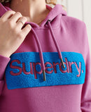 Core Logo Workwear Hoodie - Dusty Wine