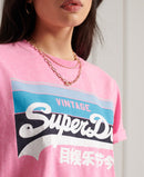 Vintage Logol Cali Tee 180 - Adriatic Blue