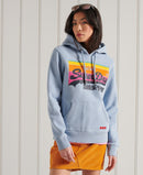 Vintage Logo Cali Hoodie - Forever Blue